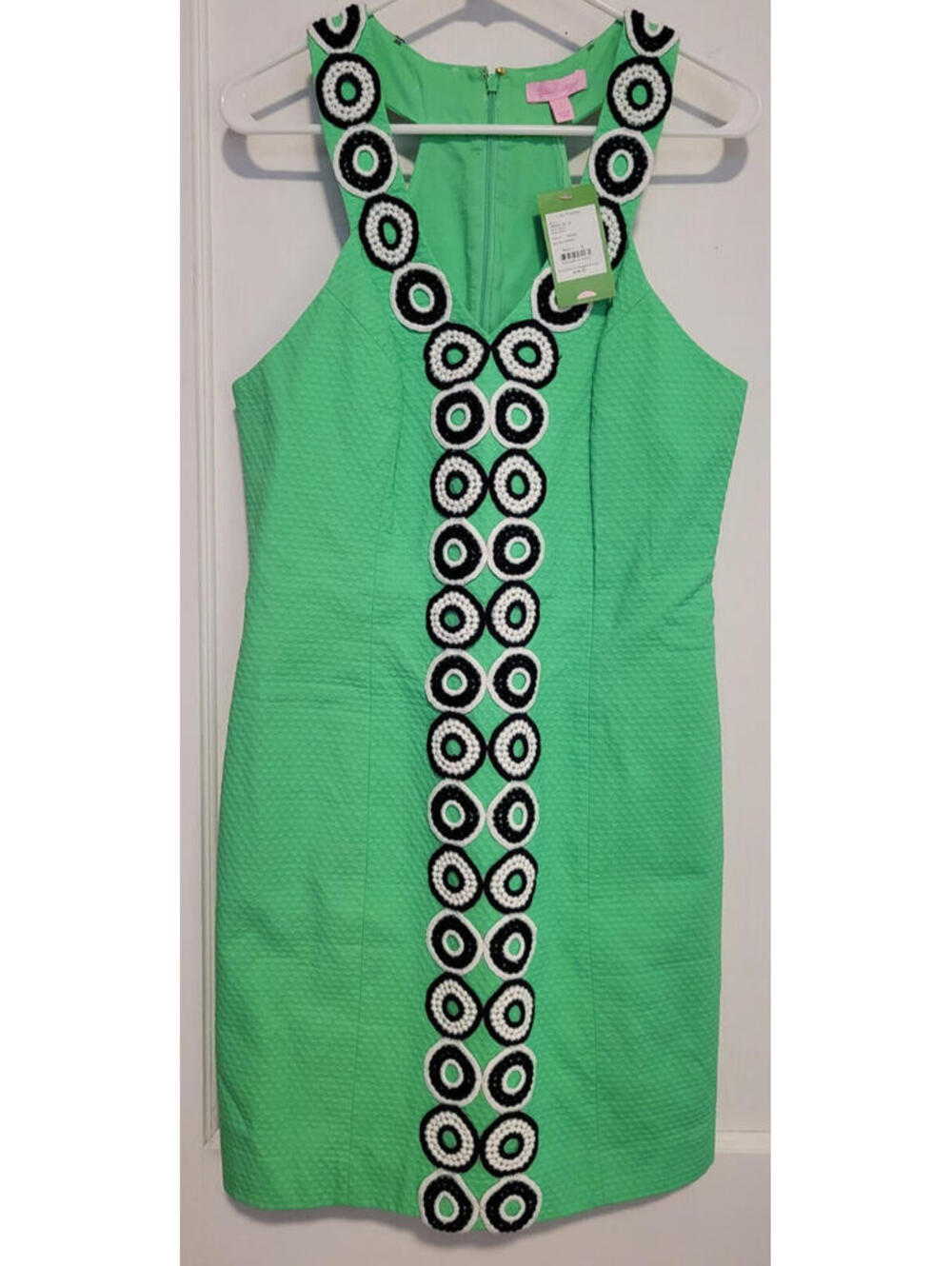 Lilly Pulitzer Go Go Green Trudy Dress Women’s 8 Shift Dress New Tags